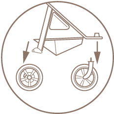 TFK DUO ECCO - Removable wheels - Babyhuys.com